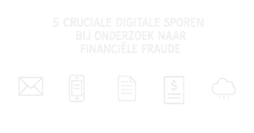 5 cruciale digitale sporen bij onderzoek naar financiële fraude